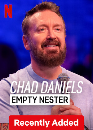 Netflix: Chad Daniels: Empty Nester | <strong>Opis Netflix</strong><br> Comedian Chad Daniels sounds off on dad-shaming, dating someone with allergies and the upside of an empty nest in this edgy stand-up special. | Oglądaj film na Netflix.com